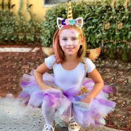 Mascot doll costume Girls Party Mesh Tutu Dresses Kids Princess Birthday Outfit Halloween Costume Role Play Dress Up Pretended Game Suit