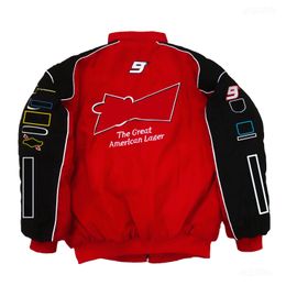 f1 jacket car logo jacket 2021 new casual racing suit sweater formula one jacket windproof warmth and windproof305A