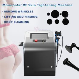 Portable Monopolar RF Machine Body Slimming Radio Frequency Face Lifting Skin Rejuvenation Beauty Facial Equipment