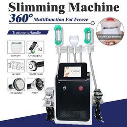 Waist & Tummy Shaper 7 IN 1 Criolipolisis Cryo Cryotherapy Fat Freezing Slimming machine 360 double chin face lifting Body Contouring Liposuction