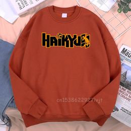 Haikyuu Prints Hoodies Harajuku Fashion Sweatshirts Women Men Classic Anime Sweatshirt High Quality O Neck Oversized Hoodie Y0319