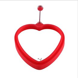 NEWRound Heart Fry Egg Ring Pancake Poach Mold Silicone Egg Ring Molds Round Kitchen Cooking Tool Rings Pancakes Baking Accessory RRE10733