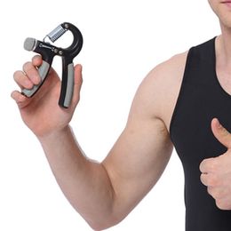 R-Shape Adjustable Hand Grip Sports Strength Exercise Strengthener Gripper Spring Finger Pinch Carpal Expander X0524