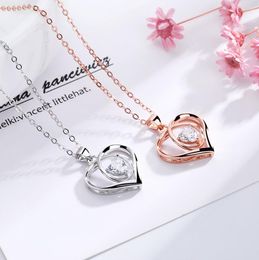 Product Heart Pendant Necklace for Women S925 Sliver Forever love Jewelry Mother Girlfriend Wife without Gift Box