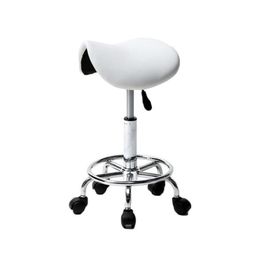bar stool desk Canada - 2022 Living Room Furniture Saddle Ha Feet Rotation Bar Stool White chair desk