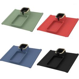 Storage Bags Silicone Sofa Armrest Organizer With Cup Holder Tray Couch Armchair Hanging Bag For TV Remote Control Cellphone 4colors