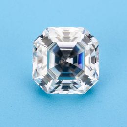 STARSGEM Asscher Cut 7.5*7.5mm Moissanite Bead GH Color VS Moissanite Loose Gemstone H1015