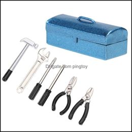 Mode Aessories Model Toys & Gifts6Pcs/Set Mini Hammer Wrench Tools Box Cler Simation Parts Combination Kit For Traxxas Hsp Redcat Axial D90