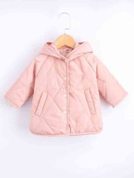 Baby Quilted Raglan Sleeve Hooded Coat SHE
