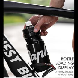 Water Bottles & Cages Rapha Ultralight Bicycle Bottle 610-710ML Leak-proof PP Drink Sport Bike Lockable Mouth Cycling Bottl