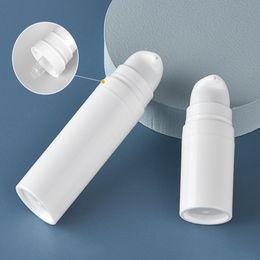 5ml 10ml 15ml White Airless Lotion Pump Bottle empty disposable Sample and Test Container Cosmetic Packaging bottles