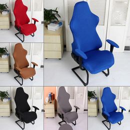 Chair Covers Stretchy Back Cover Office Slipcover Elastic Armrest Pads Universal Removable Washable For Computer House