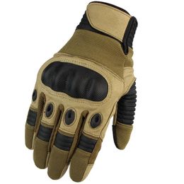 Sports Gloves Army Military Tactical Anti-Skid Combat Hard Knuckle Men Touch Screen Full Finger