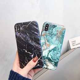 High Quality Silicone Phone Cases Waterproof Marble For iphone 11 12 XS MAX