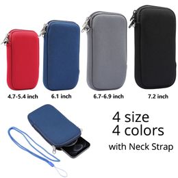 universal phone case life waterproof pouch for 4 77 2 inch iphone samsung huawei xiaomi shockproof with shoulder strap