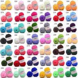 1PC 25g Soft Cotton Knitted Scarf Wool babycare Yarn Sweater Knitted Colorful Crochet hand LOT Knitting Craft Baby soft Y211129