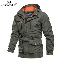 UAICESTAR Men Winter Jacket Parkas Coat Windproof Outdoor Military Fashion Thicken Warm Jackets Casual Large Size 5XL Men's 210811