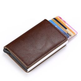 Wallet Men and Women Business ZOVYVOL Case for Card Holder for PU Leather Cards Purse unisex fashion.