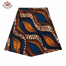 Ankara African Polyester Wax Prints Fabric African Ankara Fabric for Sewing 6 yards/lot African Fabric for Party Dress FP6233 210702