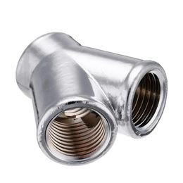 3-Way Y-Shape G1/4 Internal Thread Fittings Joints for PC Computer Water Cooling