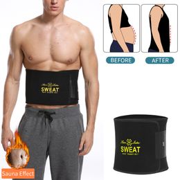 Men Waist Trainer Belly Shapers Abdominal Promote Sweat Body Shaper Slimming Belt Weight Loss Trimmer Girdle Shapewear
