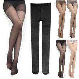 1pc Sexy Women Tights Crotchless Pantyhose Women 4 Colors Black Tights For Women Girls X0521