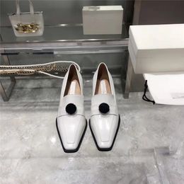 Spring and Autumn Real Leather Dress Party Shoes Women Designer Fashion Oxfords Luxury Casual Britain Shoe Mujer