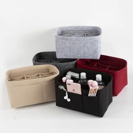 Storage Bags High Quality Cosmetic Bag Women Makeup Portable Beauty Pouch Functional Toiletry Insert Organiser Handbag Purse