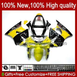 Fairings Kit For KAWASAKI NINJA ZX-6R ZX-636 ZX600 ZX600CC 98-99 Bodywork 16No.22 ZX-600 600CC ZX636 ZX6R 98 99 ZX 636 600 CC 6 R 6R 1998 1999 Motorcycle Bodys yellow stock