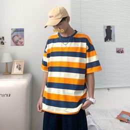 Buy Blue Yellow Striped Shirt Online 