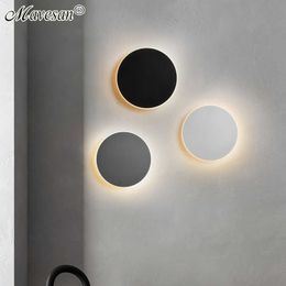 LED Wall Lights With Touch Dimming For Bedside Stairway Loft Bedroom Corridor Aisle Indoor Home Decorative Sconce For AC90-260V 210724