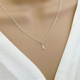 Pendant Necklaces Fashion Personality Simple And Exquisite Initial Necklace A-Z Letter Collar Men's Women's Jewellery Gifts