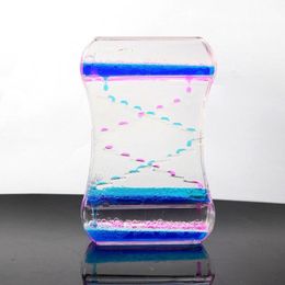 Other Clocks & Accessories Hourglass Clock Timer Liquid Motion Bubble Drip Oil Kids Toy Home Decor Gift