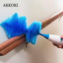 ABS Electric Rotary Feather Duster Brush Removal Adjustable Cleaning Tools Accessories Sets Household Multifunctional Collector