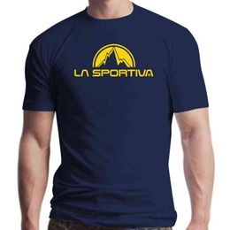 New La Sportiva Classic Printing Washable Breathable Reusable Cotton Mouth Mask T shirt for men G1222