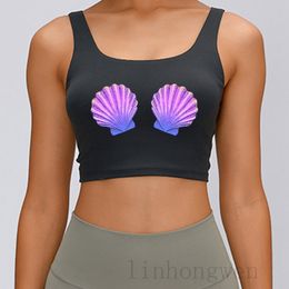 Mermaid Seashell Bra Cute Swimsuit Top The Origina Tank Top Custom Female Gift Gents Spring Normal Tops Plus Size 3xl Vest X0507