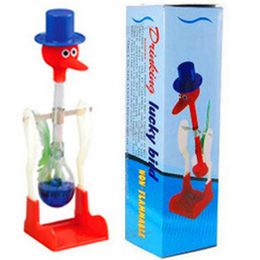 Drinking Bird Certificate Fun Creative Magic Perpetual Motion Bird Children Education Toys Gift For Kid Free
