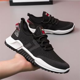 2021 spring men student casual shoes man Colour matching mesh Breathable outdoor Lightweight ruffle Comfortable sneakers