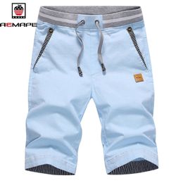 AEMAPE brand Casual Shorts Men Cottonlinen mens shorts est Summer Fashion Bermuda Beach Plus Size joggers 210806
