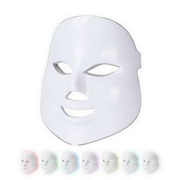 LED Facial Mask 7 Colours Lights LED Light Therapy Photon PDT Mask Skin Rejuvenation Beauty Device