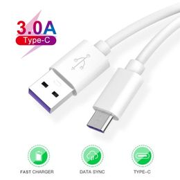 3A Micro Type C USB Cable Fast Charging High Speed USB C Mobile Phone Data Sync Cord Wire for Samsung Huawei Xiaomi