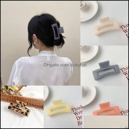 & Jewellery Jewelrywoman Elegant Claw Square Hairpins Crab Aessories Women Hairgrip Girls Barrettes Hair Clips Headwear Drop Delivery 2021 Rgv