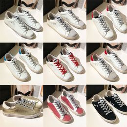 new sneaker releases Australia - New release Italy Brand Women Sneakers Super Star Shoes luxury Golden Sequin Classic White Do-old Dirty Designer Man Casual Shoe with box