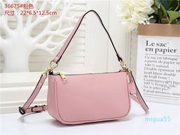 luxurys Womens Fashion Zipper Shoulder Bag High Quality PU designer Crossbody Messenger Purse Fashion Phone Handbags Bags Wallet 22cm