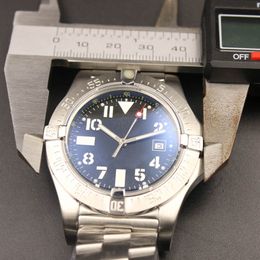 Fabrik-Armbanduhr Verkauf Herren Ozean Qualität Zifferblatt Super Edelstahl Schwarz Uhren L316 Automatische Top Mechanisch 44mm Band Kostenloser Versand Easwq