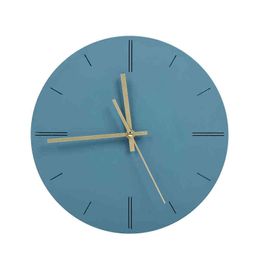 Nordic Silent Wall Clock Modern Design Digital Simple Industrial Wall Clock Minimalist Mute Zegar Scienny Home DecorZP50WC H1230