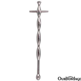 NXY Sex Adult toy Ourbondage Stainless Steel Crucifixion Shape Urethral Catheter Chastity Penis Insert Dilator Sounding Toy For Men 1123