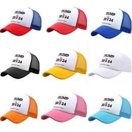 12 Colours Baseball Cap 2024 U.S Presidential Election Trump Hat Take America Back Caps Adjustable Speed Rebound Cotton Sports Hats DB918