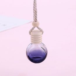 Aromatherapy Packing bottle Black car perfume glass bottles Perfumes pendant cars pendants