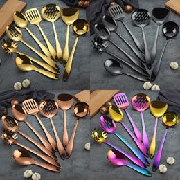 Stainless Steel Cooking Utensils Set Non-stick Kitchenware Cooking Tools Spoon Spatula Ladle Egg Beaters Tool Gadget Accessories